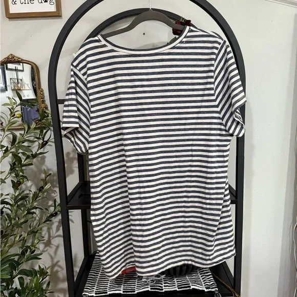 Plus size lucky brand size 2X striped top - Picture 3 of 5